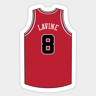 Zach Lavine Chicago Jersey Qiangy Sticker